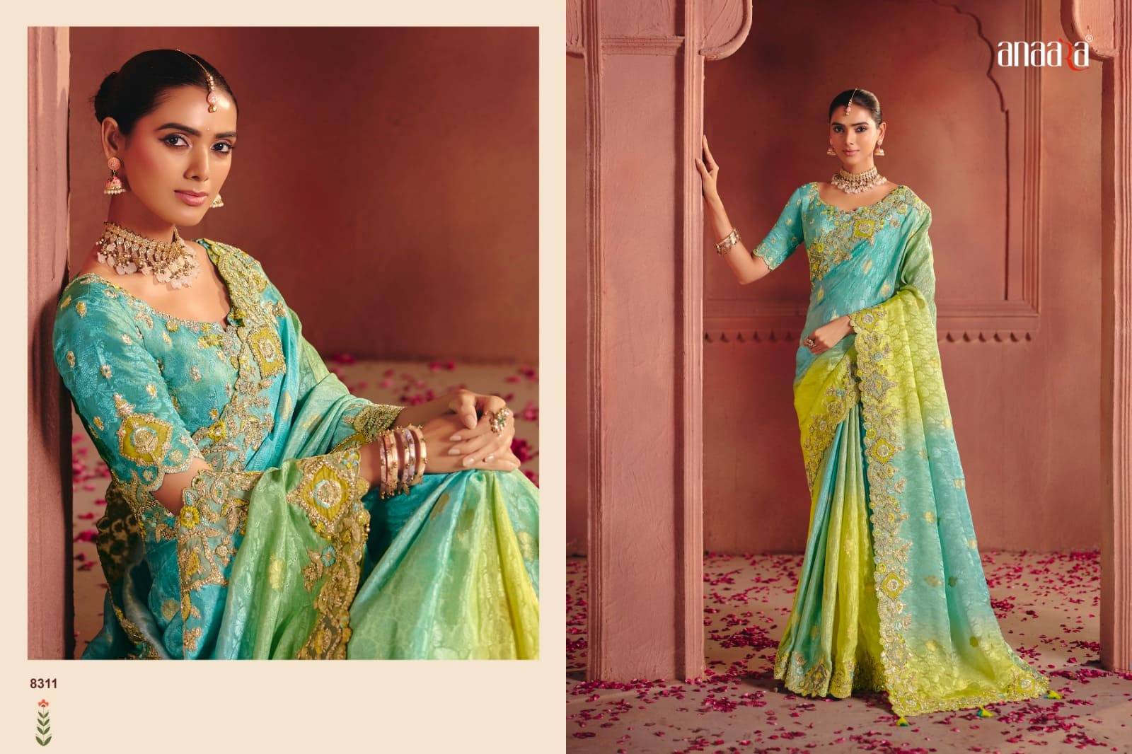 ANAARA 8300 SERIES BY TATHASTU 8301 to 8312 Series Indian Traditional Bridal Wear Collection Beautiful Stylish Fancy Colorful Party Wear & Occasional Wear Silk Sarees At Wholesale Price